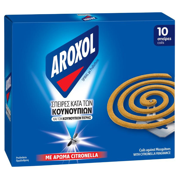 AROXOL SPIRAL CITRONELLA 10τεμ.
