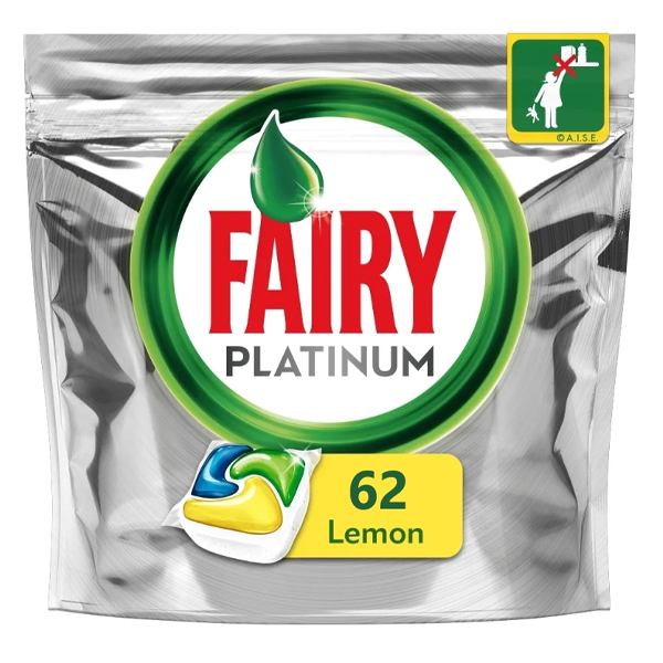 FAIRY CAPS ALL IN ONE 62τεμ. - (PLATINUM) (ΛΕΜΟΝΙ)