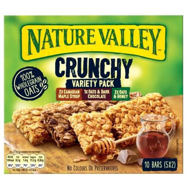 NATURE VALLEY VARIETY PACK ΤΡΑΓΑΝΕΣ ΜΠΑΡΕΣ ΒΡΩΜΗΣ 5x42gr