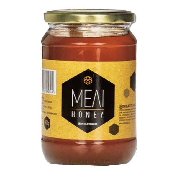 MELETIADIS ΜΕΛΙ 900gr. ΓΥΑΛΙΝΟ ΒΑΖΟ