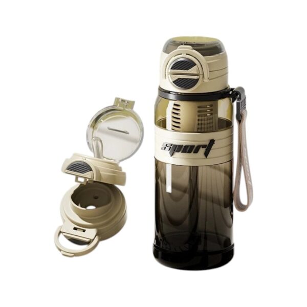Φορητό παγούρι πλαστικό - 800ml - 616298 - Beige
