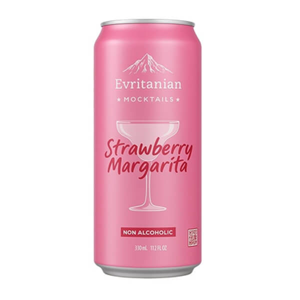 EVRITANIAN MOCKTAIL 330ml - (STRAWBERRY MARGARITA)