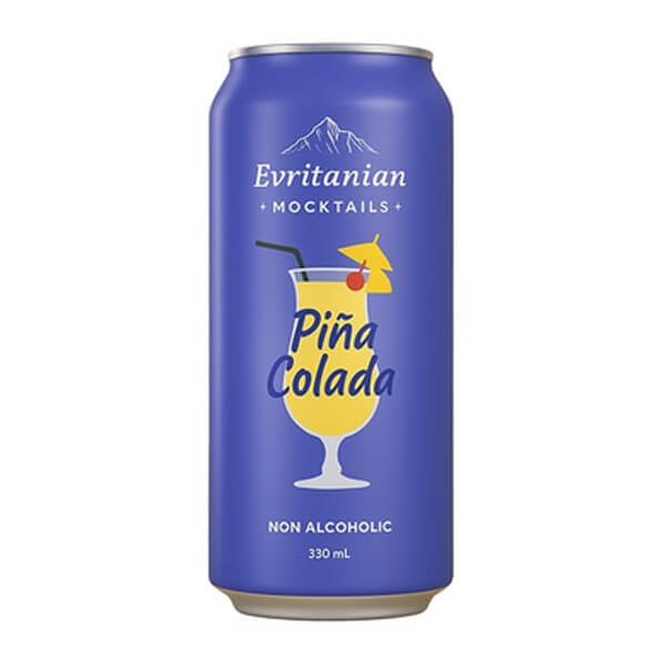 EVRITANIAN MOCKTAIL 330ml - (PINA COLADA)