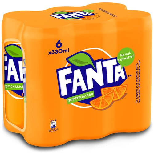 FANTA ΠΟΡΤΟΚΑΛΑΔΑ (6x330ml)