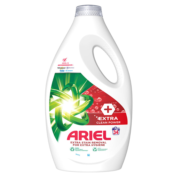 ARIEL ΥΓΡΟ 34μεζ. - (1,7lt) (EXTRA CLEAN)