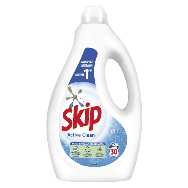 SKIP ΥΓΡΟ 30μεζ. (1,50 lit) - (ACTIVE CLEAN)