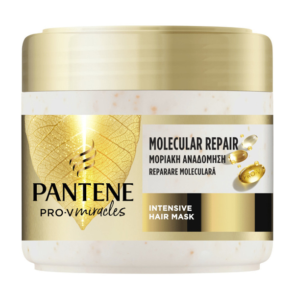 PANTENE ΜΑΣΚΑ ΜΑΛΛΙΩΝ 300ml - (MOLECULAR GLOSS)