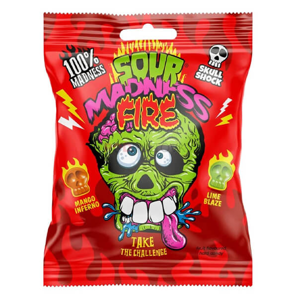 SOUR MADNESS FIRE ΚΑΡΑΜΕΛΕΣ (60gr.)