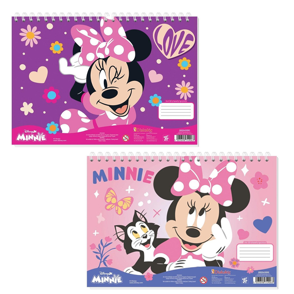 ΜΠΛΟΚ ΖΩΓΡΑΦ MINNIE Α4 30ΦΥΛ 2ΣΧ
