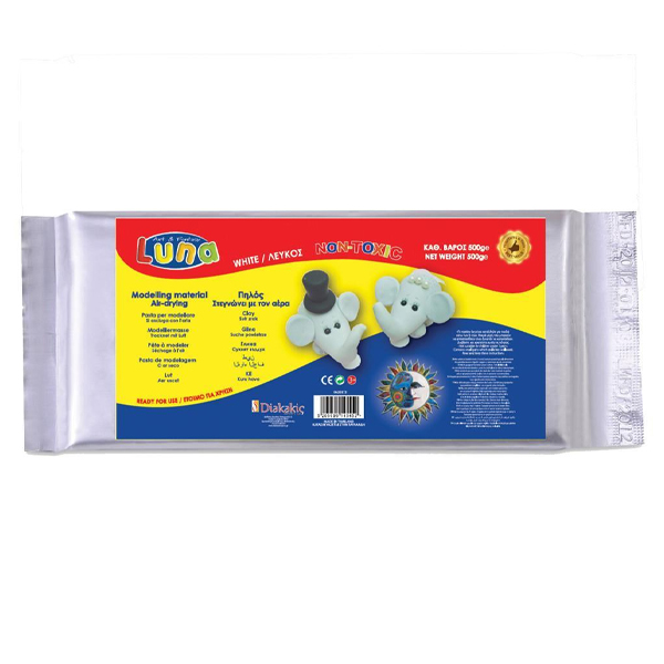ΠΗΛΟΣ ΛΕΥΚΟΣ 0.5KG LUNA