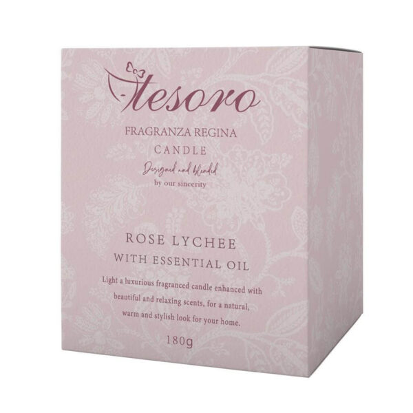 ΚΕΡΙ ΑΡΩΜΑΤΙΚΟ 180ΓΡ TESORO ROSE LYCHEE