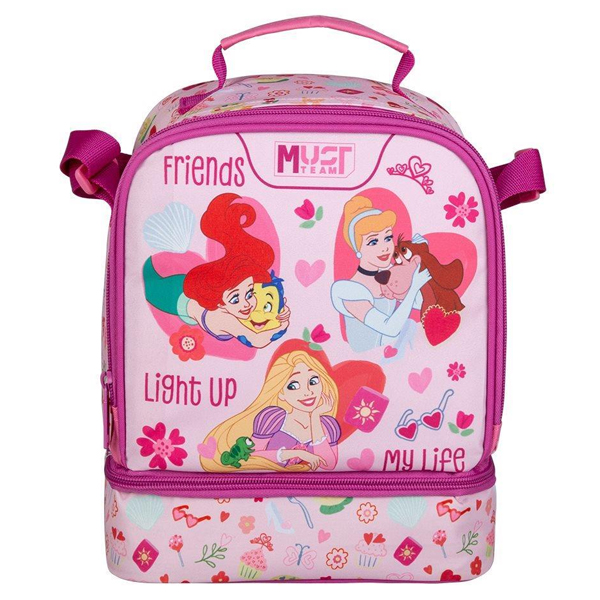 ΤΣΑΝΤΑΚΙ ΦΑΓΗΤΟΥ DISNEY PRINCESS FRIENDS LIGHT UP MY LIFE MUST TEAM ΙΣΟΘΕΡΜΙΚΟ 2 ΘΗΚΕΣ