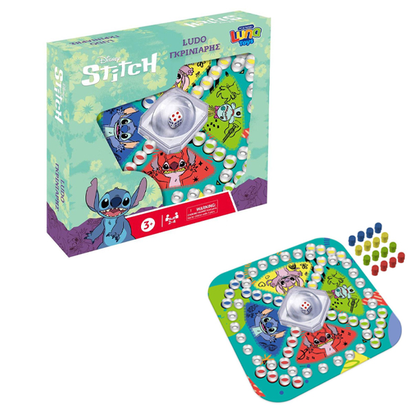 ΕΠΙΤΡΑΠΕΖΙΟ ΓΚΡΙΝΙΑΡΗΣ POP UP DISNEY STITCH LUNA TOYS 27X27X5 ΕΚ.