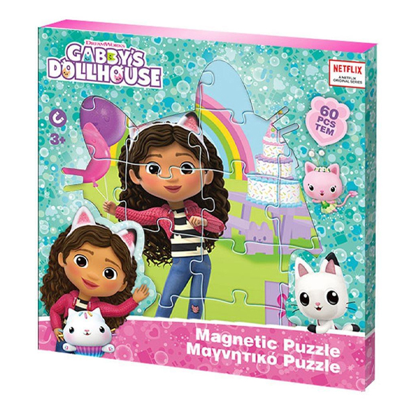 ΜΑΓΝΗΤΙΚΟ ΠΑΖΛ 18X1,3X18ΕΚ 60ΤΜΧ GABBYS DOLLHOUSE