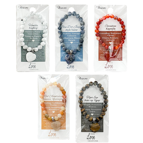 ΒΡΑΧΙΟΛΙ GEMSTONE LOVE TESORO