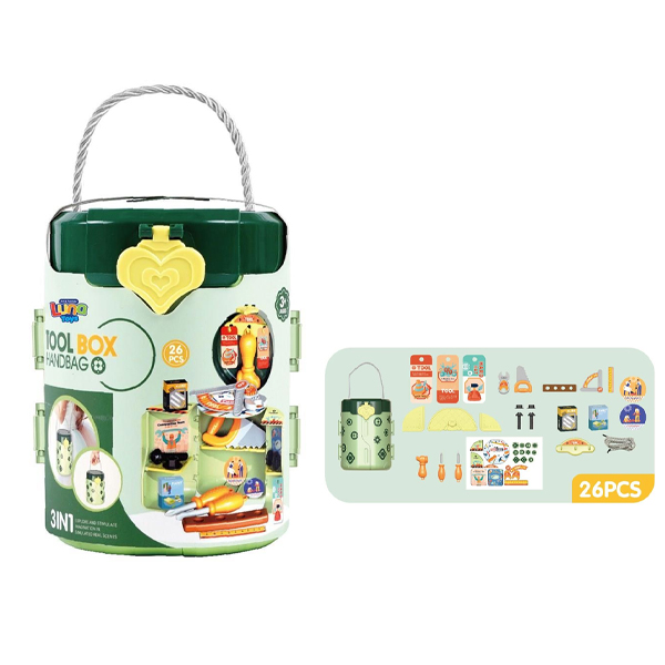 ΒΑΛΙΤΣΑΚΙ ΕΡΓΑΛΕΙΑ LUNA TOYS ΣΕΤ 26 ΤΜΧ. 12X13X24 ΕΚ.