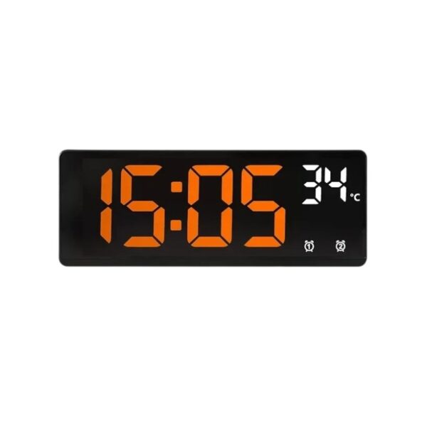 Ψηφιακό ρολόι - Ξυπνητήρι - 6631 - 466318 - Orange