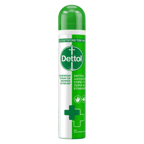 DETTOL SPRAY 90ml - (2 ΙΝ 1)